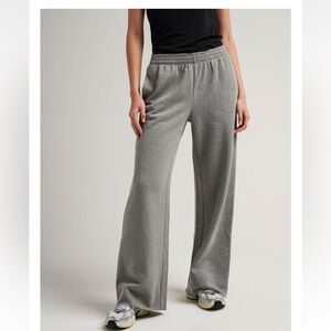 RicherPoorer Recycled Fleece Wide Leg Sweatpants Sz S